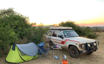 Traveling Africa on Budget Camping in East Africa